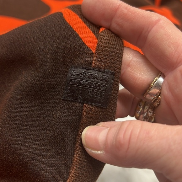G-Star Raw Camo Sweater in Orange and Green Size M - Picture 9 of 14